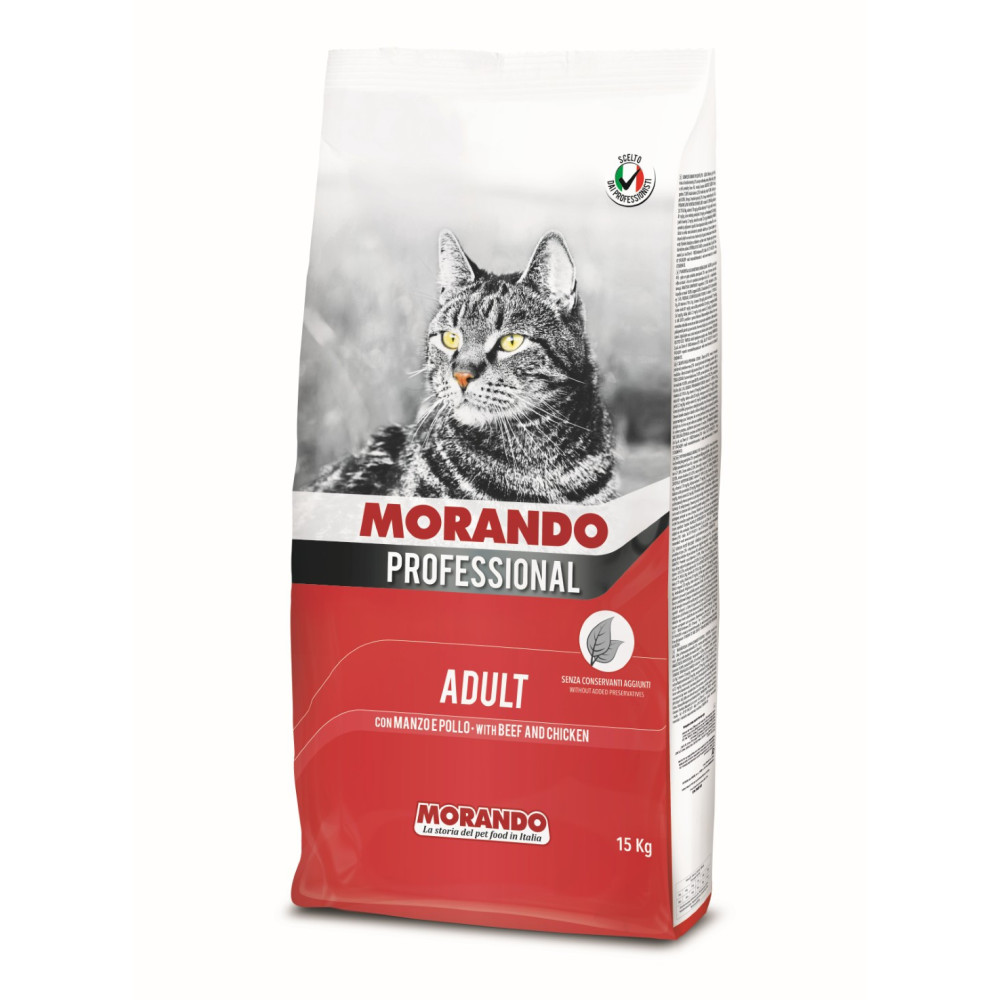 Morando Professionnel gatto adult manzo e pollo 15 kg