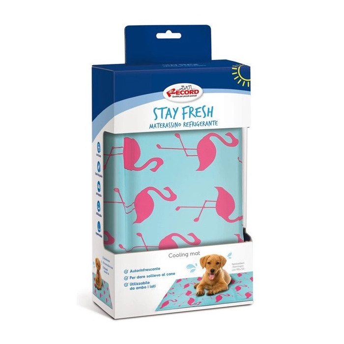 RECORD Tapis réfrigérant Flamants 50X90 CM