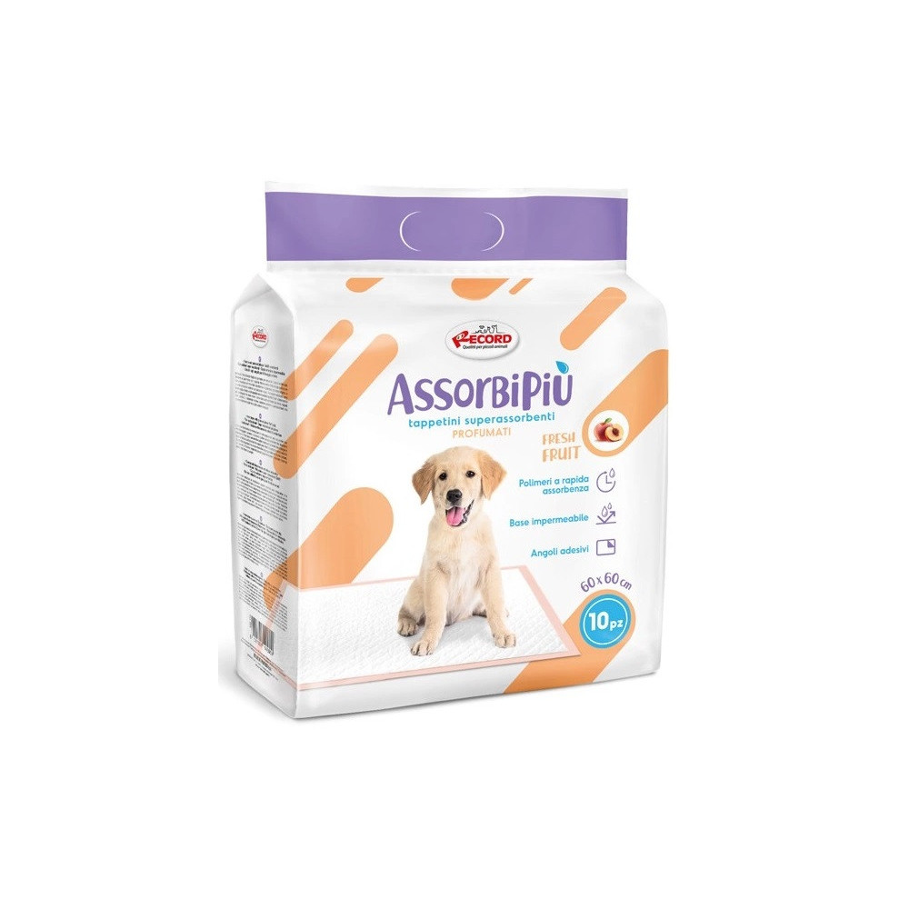 RECORD Tapis Absorbant 60x60 AbsorbiPiu Parfumé 10pcs