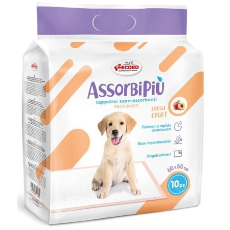 RECORD Tapis Absorbant 60x60 AbsorbiPiu Parfumé 10pcs