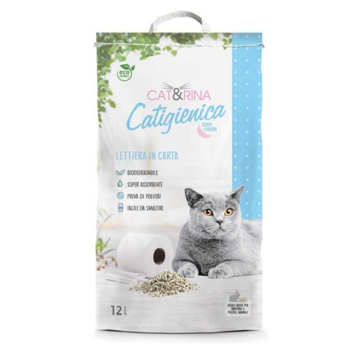 RECORD Litiére en papier CAT& RINA 12LT