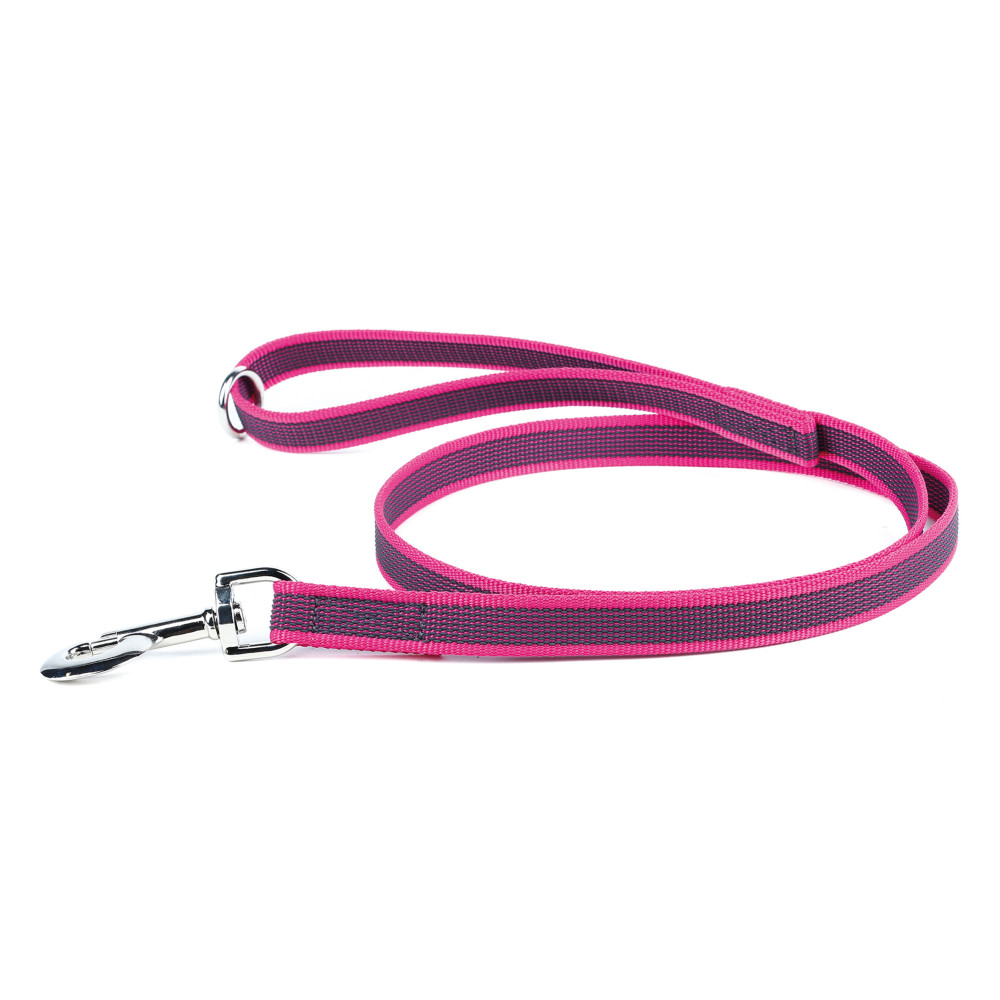 Julius k-9 Laisse SUPERGRIP antidérapante Rose 2x120cm