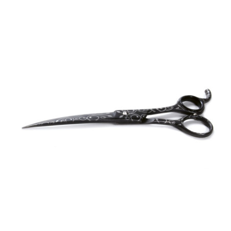 RECORD Ciseau incurvé Professionnel Noir 19cm