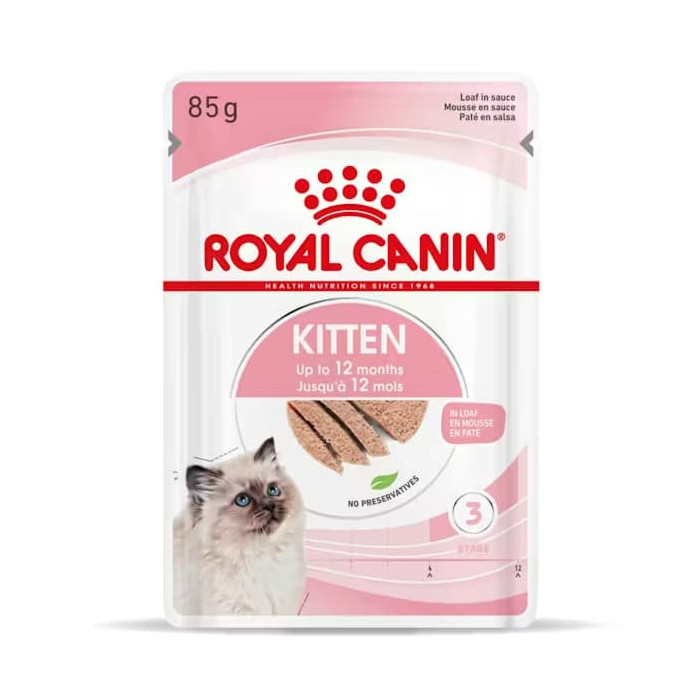 Royal canin CHAT Kitten LOAF Paté 12 x 85 gr