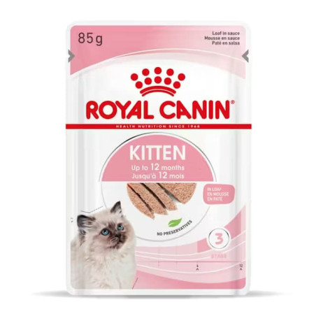 Royal canin CHAT Kitten LOAF Paté 12 x 85 gr