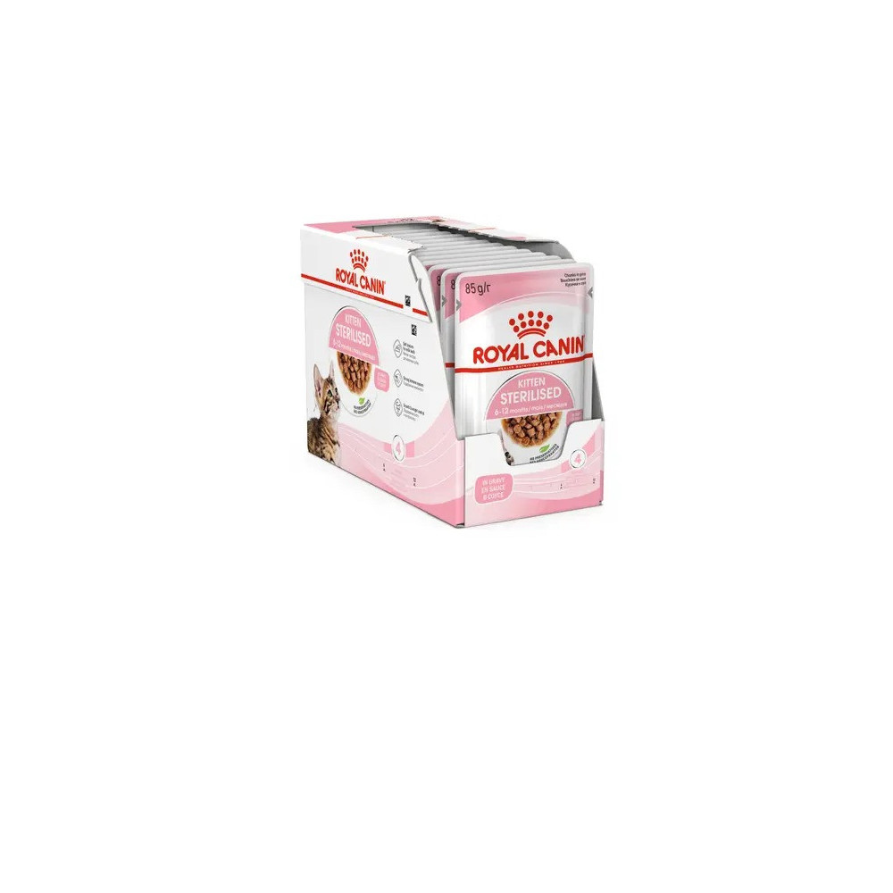 Royal canin CHAT Kitten Sterilised gravy 12 x 85 Gr
