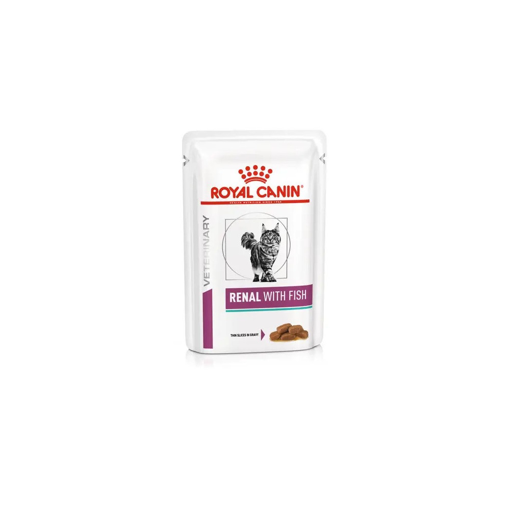 VDiet Royal Canin CHAT Renal Poisson 12x85 Gr