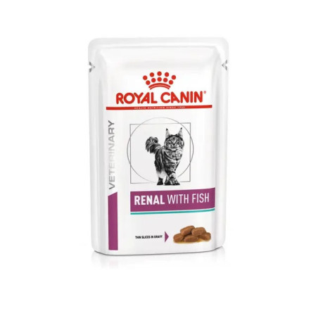 VDiet Royal Canin CHAT Renal Poisson 12x85 Gr