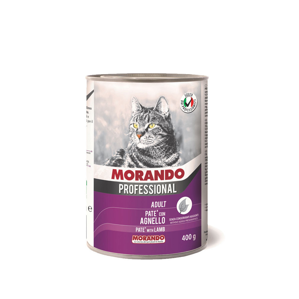 Morando Professionnel GATTO Paté Agnello 400gr