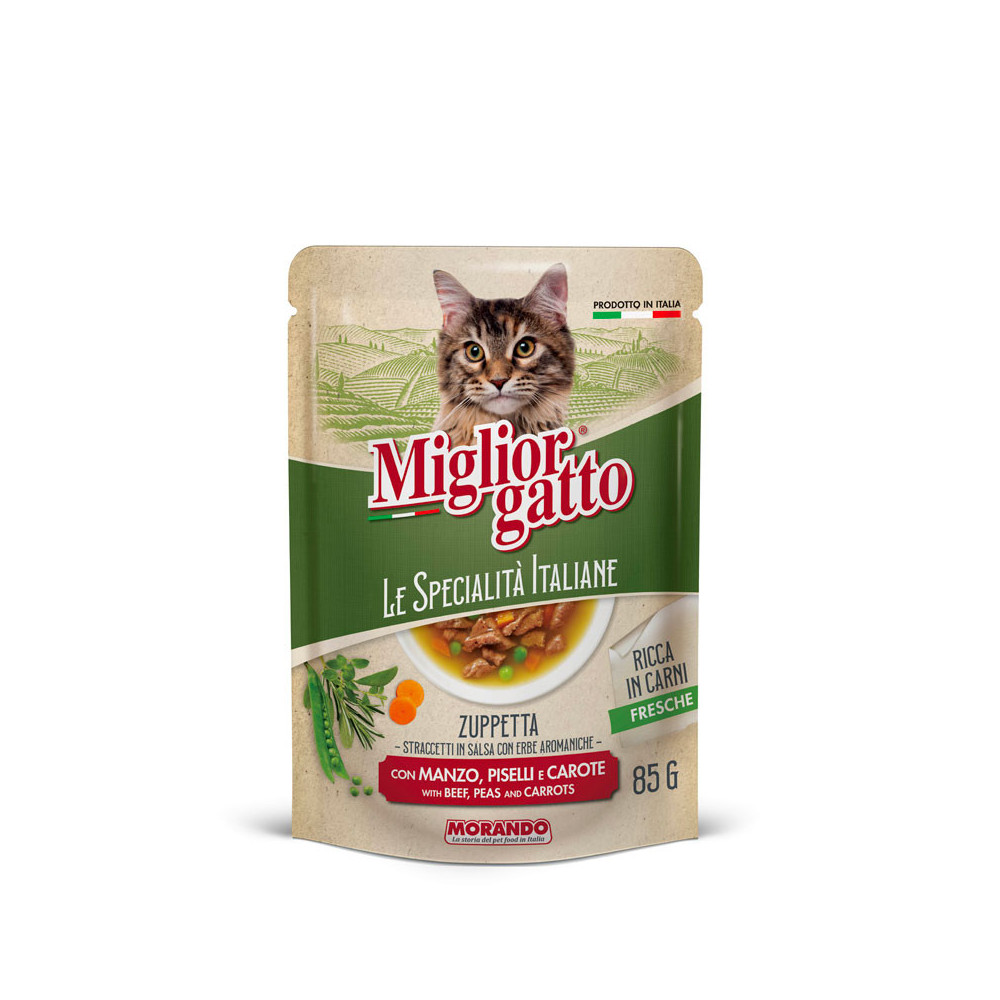 Miglior gatto Le Specialita Italiane Soup Beef & Carrots 85gr