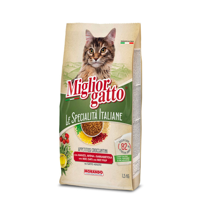 Miglior gatto Le Specialita Italiane Beef Oat and Beetroot 1.5 kg
