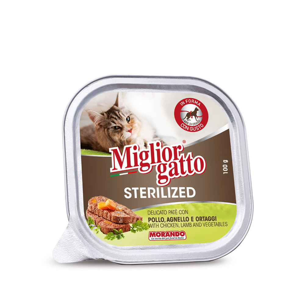 Miglior gatto Sterilised Pollo/Agnello ortaggi 100 gr