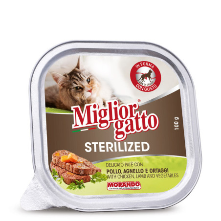 Miglior gatto Sterilised Pollo/Agnello ortaggi 100 gr