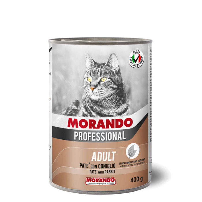 Morando professionnel Paté Coniglio 400gr