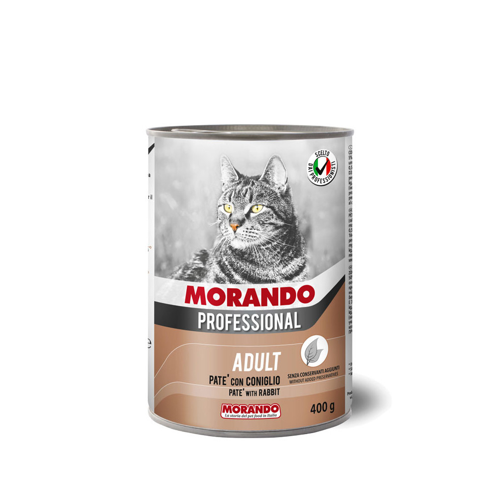 Morando professionnel Paté Coniglio 400gr