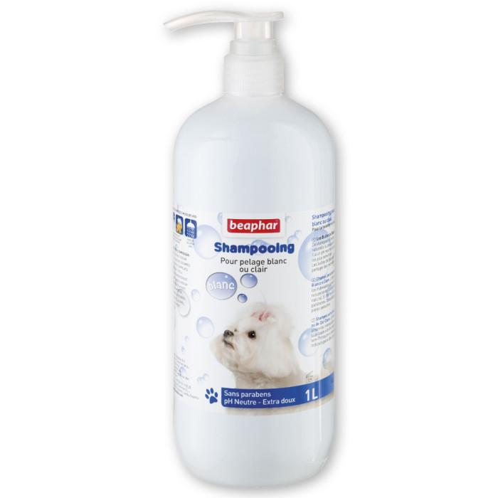 BEAPHAR Shampooing Bubble Blanc 1Lt