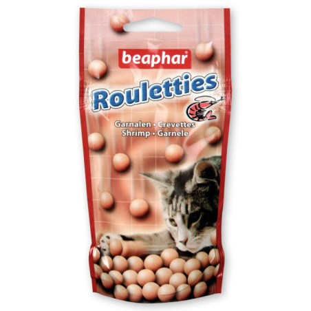 BEAPHAR Rouletties. friandises+ crevettes 80p
