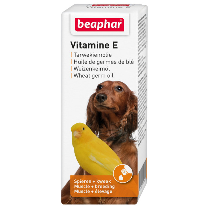 BEAPHAR VITAMIN E  Huile de Germes de blé 100 Ml