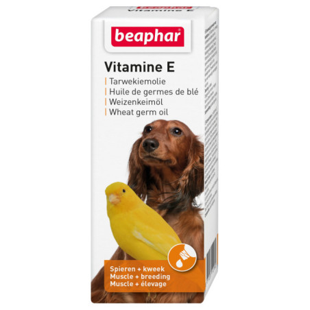 BEAPHAR VITAMIN E  Huile de Germes de blé 100 Ml
