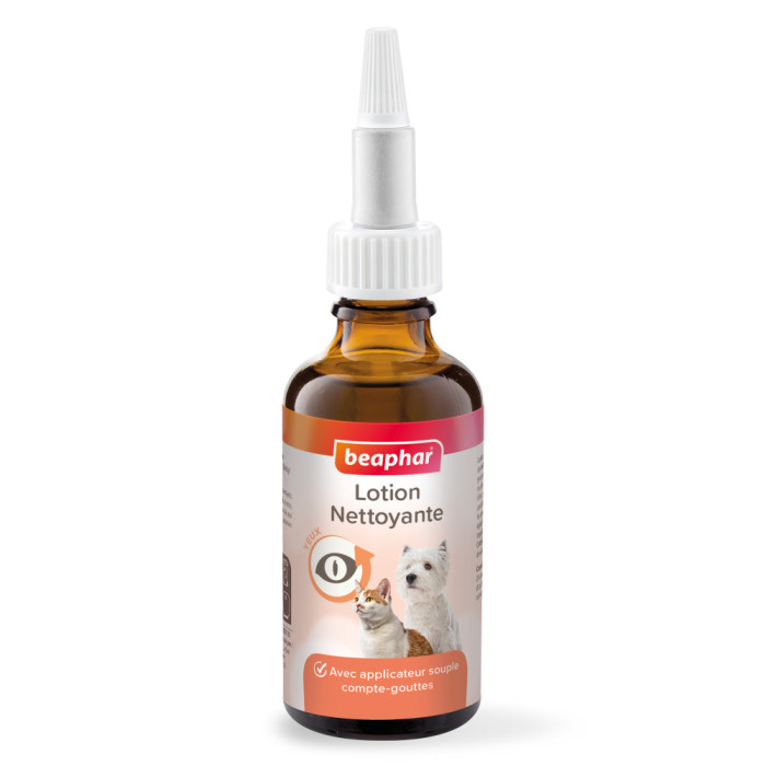 BEAPHAR Lotion Nettoyante des yeux 50ml