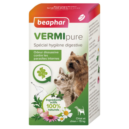 BEAPHAR Vermi pure comprimés purge pour chien 50pcs