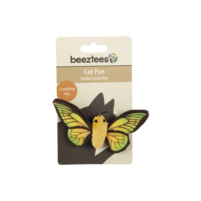 Jouet chat Papillion WINKY Vert 8cm