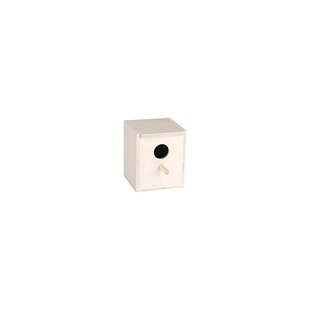 Boîte d'élevage oiseaux Bois 10.5x11x13.5cm