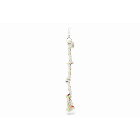 Jouet perroquet corde d'escalade 4 noeuds