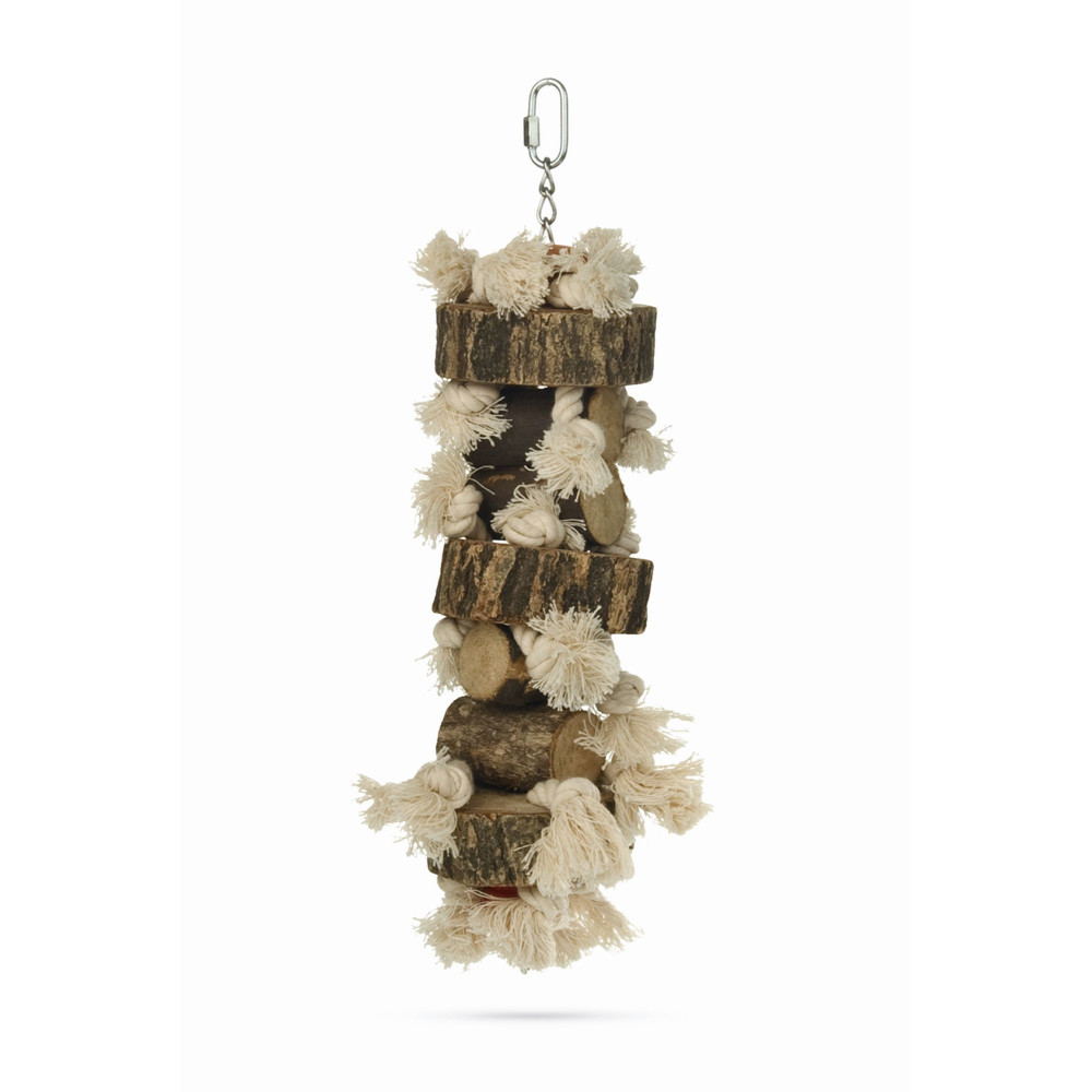 Jouet en bois avec corde naturel LOVEBIRD 42cm
