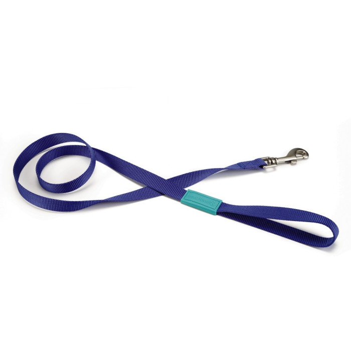 Laisse bleu NYLON UNI 120 x 10 mm
