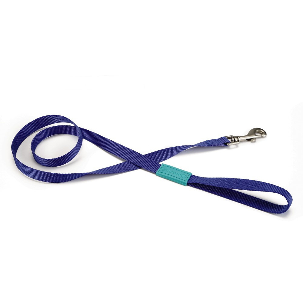Laisse bleu NYLON UNI 120 x 10 mm