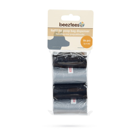 Sac de déchets Noir/Gris 4x20pcs