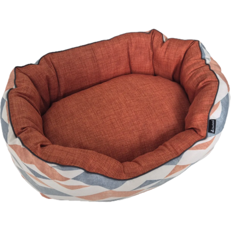 Charlotte corbeille ovale Celya T60 cm orangé