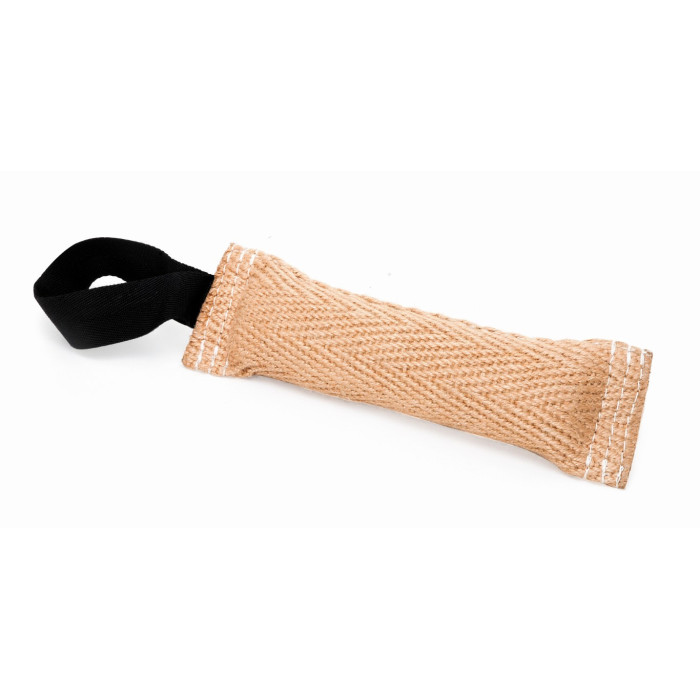 CAMON-Boudin à mordre jute avec manche 9x30cm