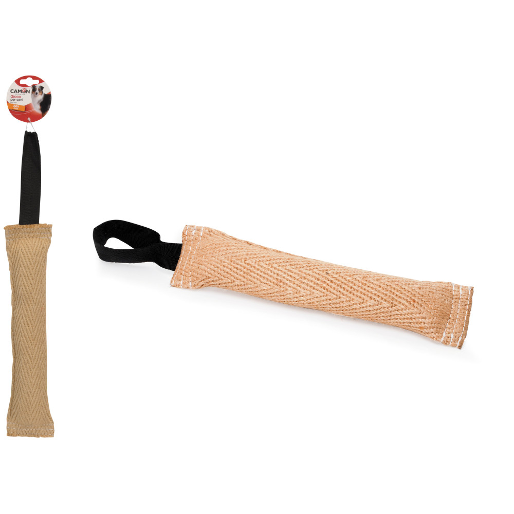 CAMON-Boudin à mordre jute avec manche 9x40cm