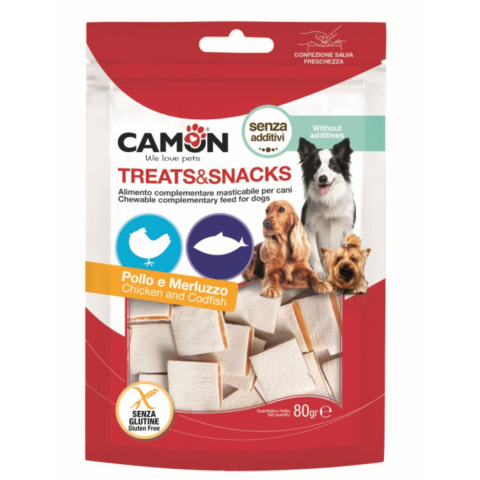 Sandwich au poulet et cabillaud (80g)