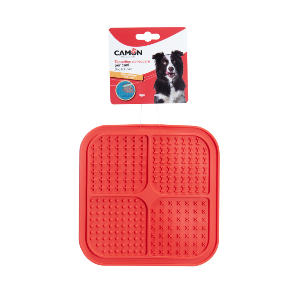 CAMON-Tapis de léchage pour chiens en silicone - 20X20