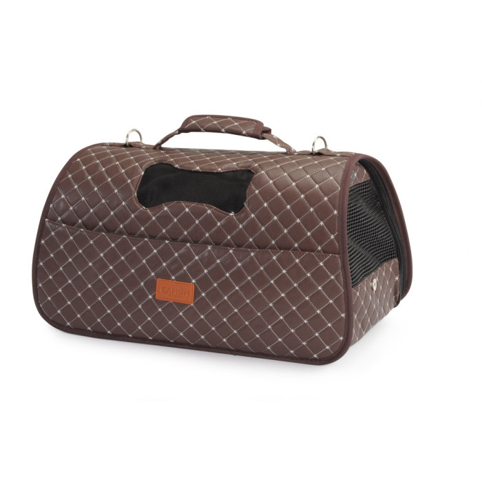 CAMON-Sac de transport matelassé 50x27x27cm MARRON