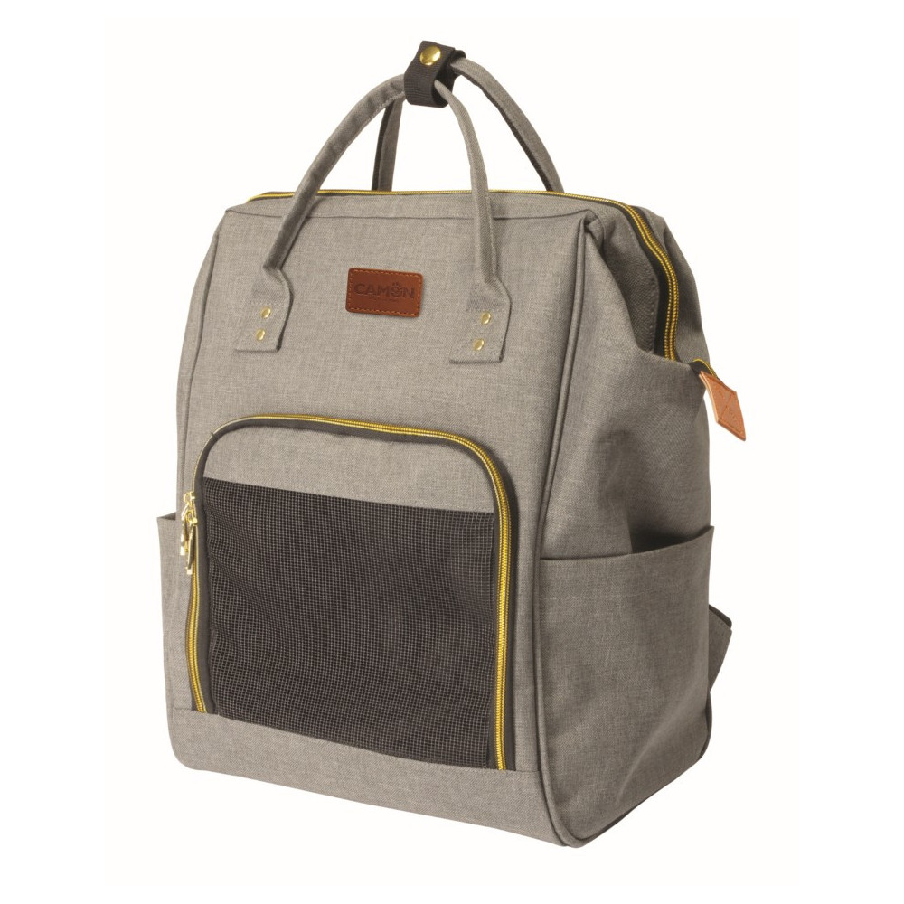 CAMON-Sac à dos Pet Fashion 30x20x43cm - Denim Grey