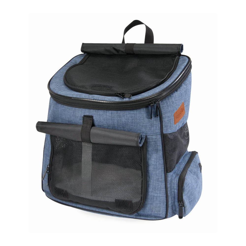 CAMON-Sac à dos Pet Fashion 30x20x43cm - Denim Gre