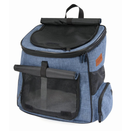 CAMON-Sac à dos Pet Fashion 30x20x43cm - Denim Gre