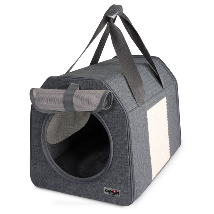 CAMON-Sac de transport pour chat avec griffoir et sisal