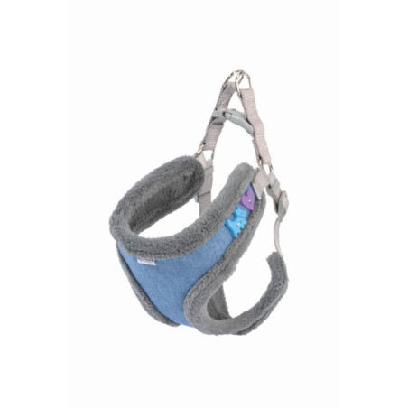 CAMON-Harnais bleu avec boutons - Taille L