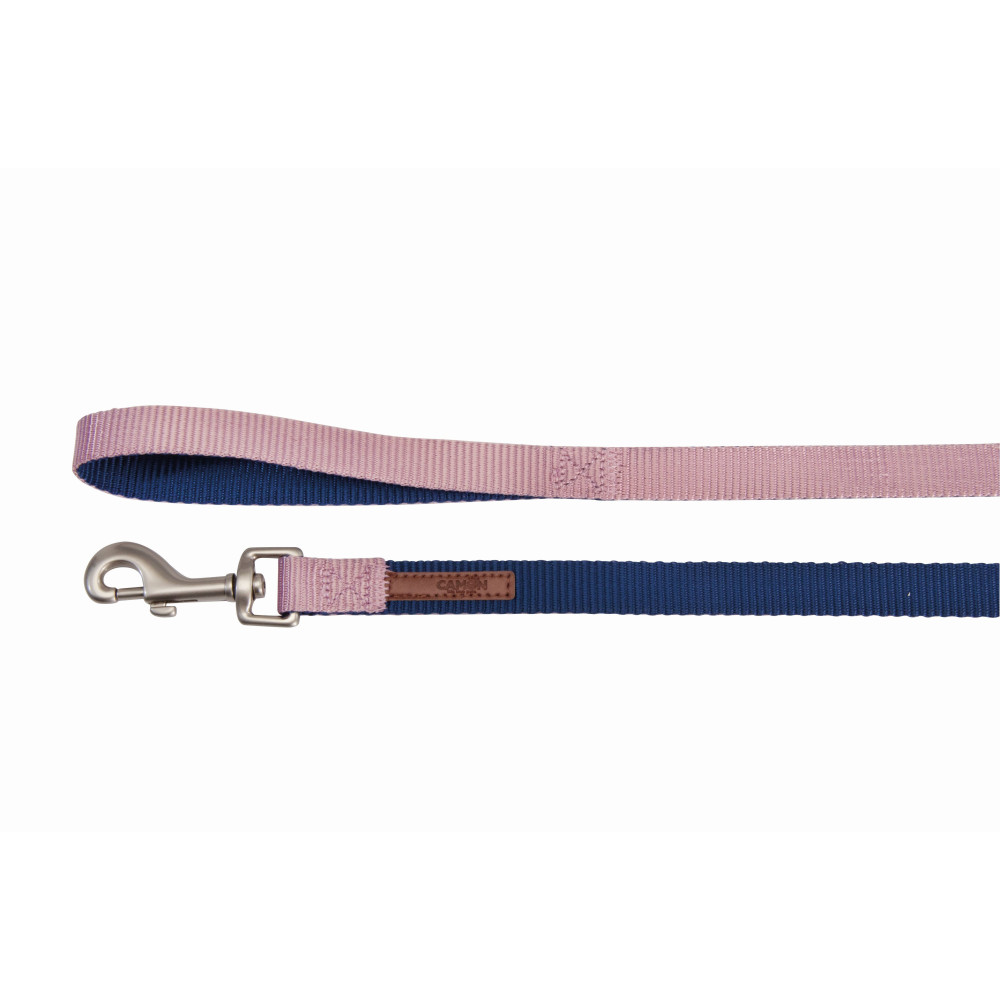 CAMON-Leash DoublePremium Bleu/Pink 20x1200mm