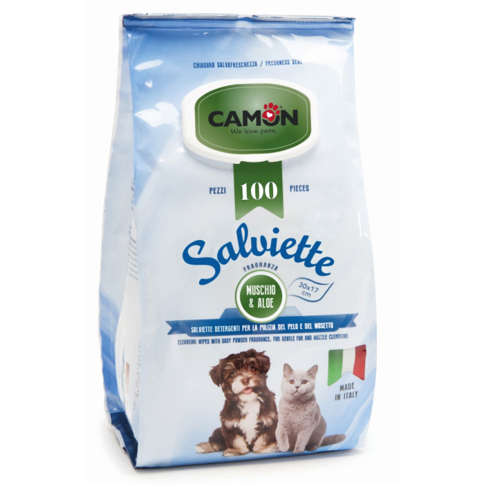 CAMON-Lingettes de nettoyage - ALEO VERA - 100pcs