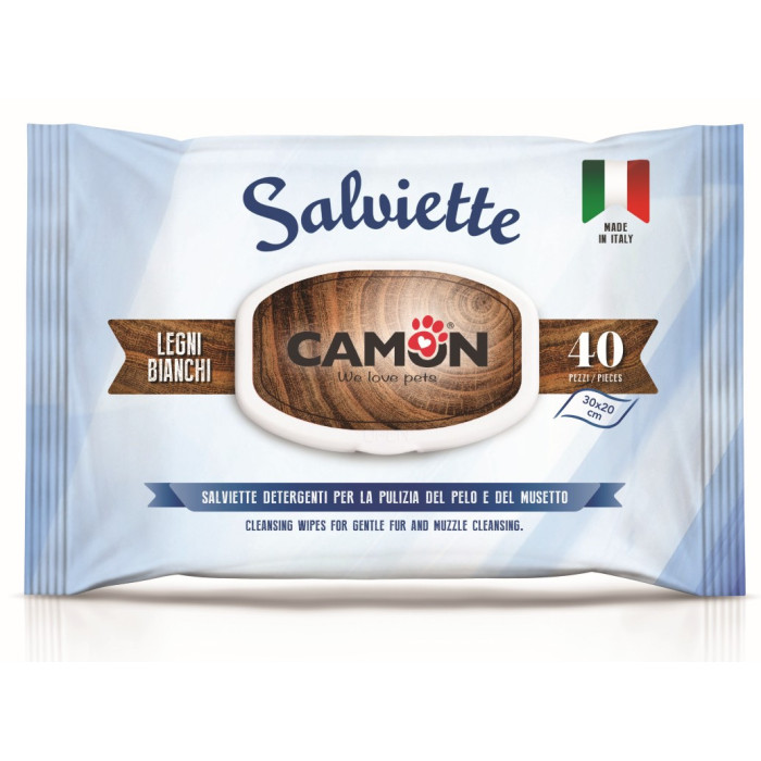 CAMON-Lingettes de nettoyage - Parfum Boisé - 40pcs