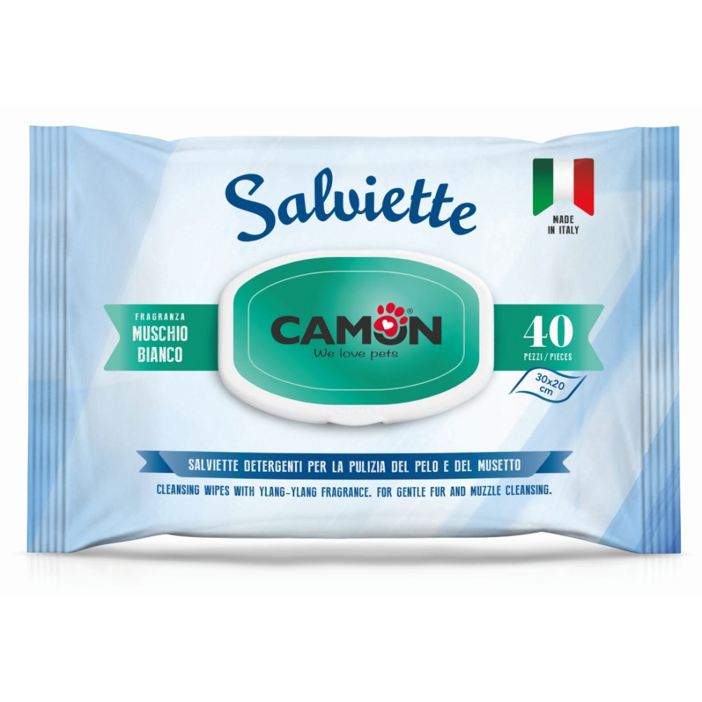 CAMON-Lingettes de nettoyage - MUSK - 40pcs