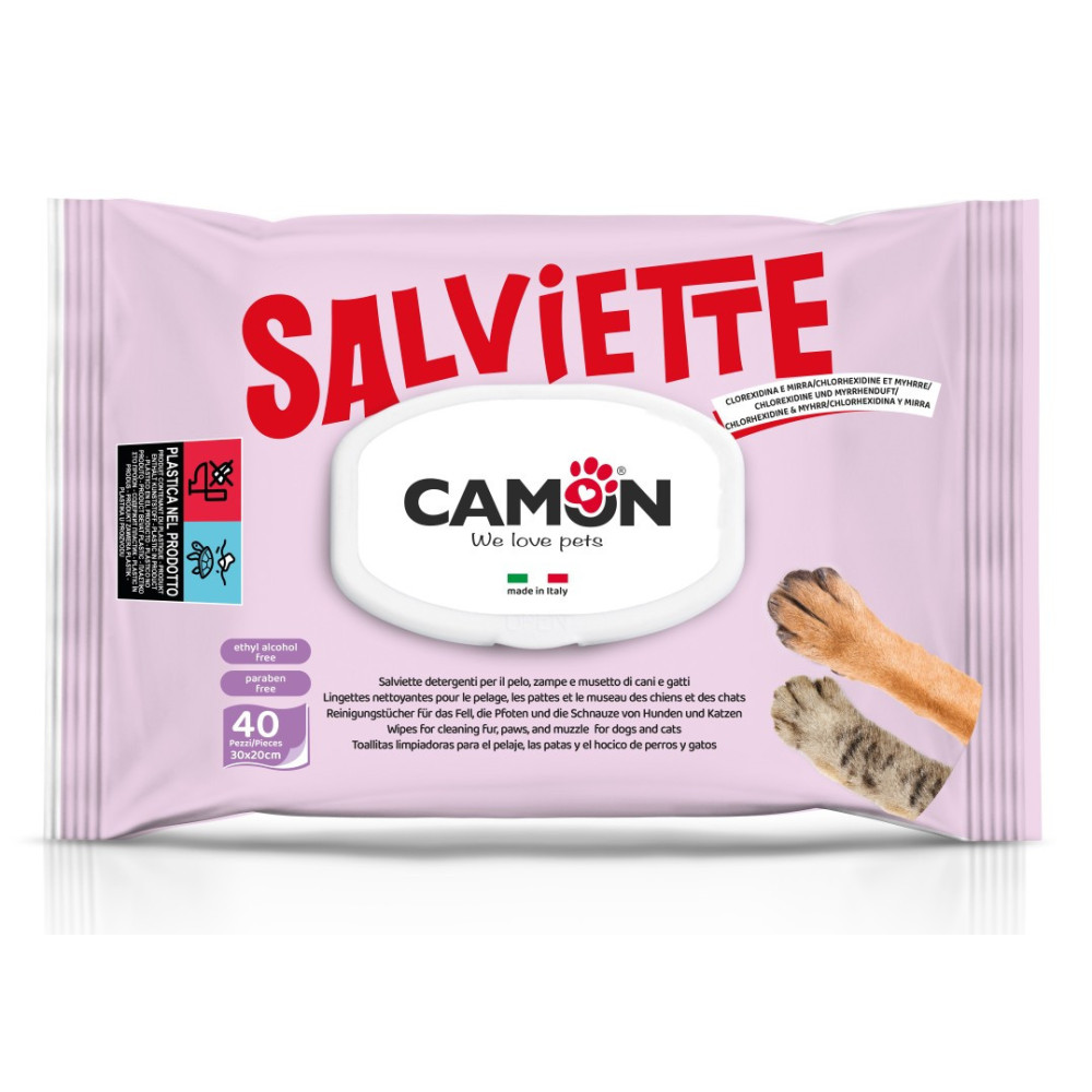 CAMON-Lingettes de nettoyage - MYRRHE - 40pcs