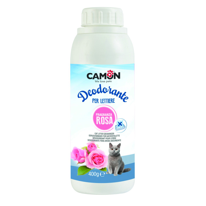 CAMON-Désodorisant litière ROSE 400 Gr