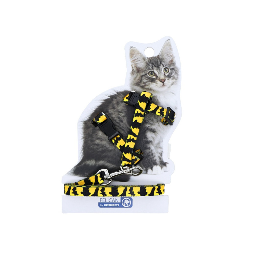 FELICAN Harnais + Laisse pour Chat Leopard